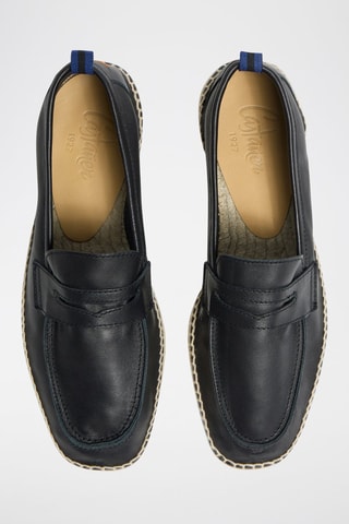 Espadrillas in pelle Nacho - Nero 