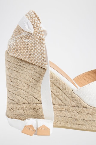 Espadrillas con zeppa Bilina - Bianco 