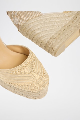 Espadrillas con zeppa Carina - Beige