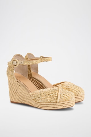 Espadrillas con zeppa Corina - Beige