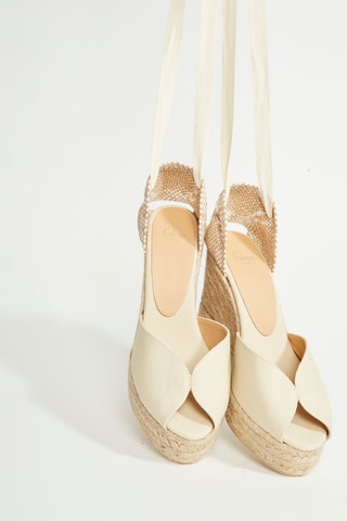 Espadrillas con zeppa Bilina - Avorio