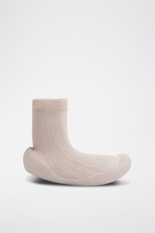 Sneakers a calza - Rosa cipria