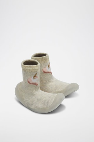 Sneakers a calza - Dorato