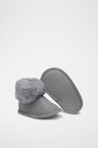 Pantofole imbottite - Grigio 