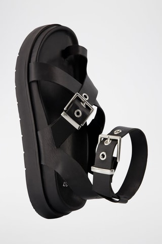 Sandali platform - Nero