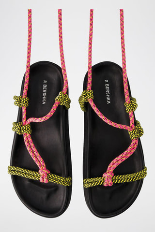 Sandali platform - Nero