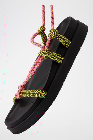 Sandali platform - Nero