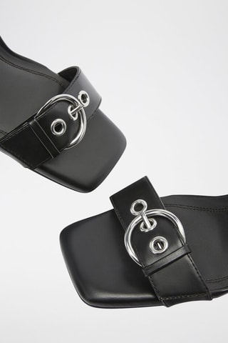 Sandali con tacco - Nero