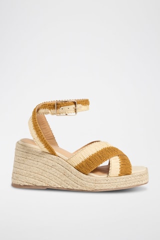 Sandali con zeppa Tatiana - Beige