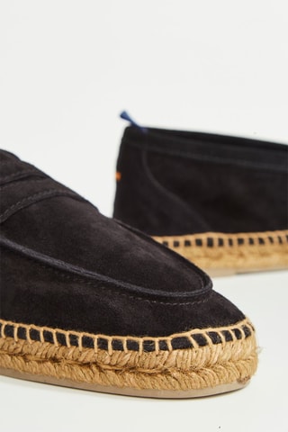 Mocassini in pelle scamosciata Nacho - Nero