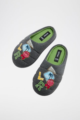 Pantofole - Grigio scuro melange