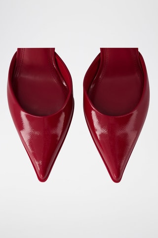 Décolleté in vernice - Rosso