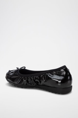 Ballerine in vernice - Nero