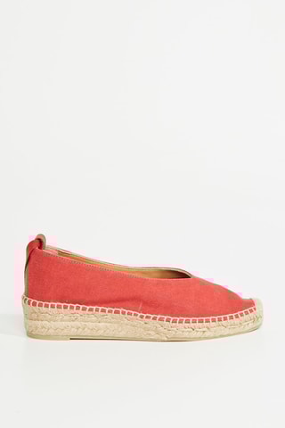 Ballerine in cotone bio Gea - Rosso