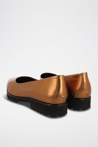 Ballerine in pelle - Dorato