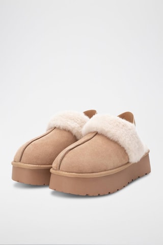 Sabot imbottiti platform - Beige