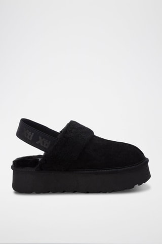 Sabot imbottiti platform - Nero