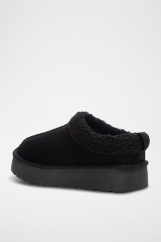 Sabot imbottiti platform - Nero