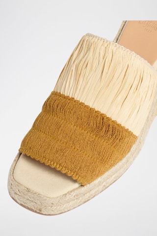 Ciabatte con zeppa Tonia - Beige