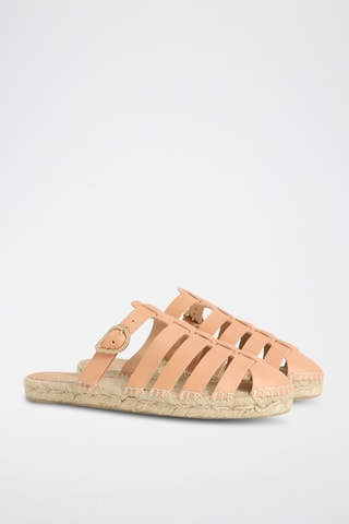 Ciabatte in pelle Lesvos - Beige