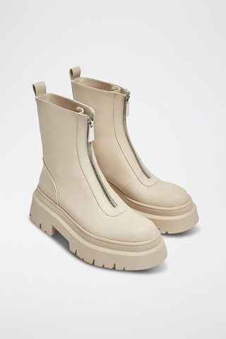 Stivaletti platform - Beige