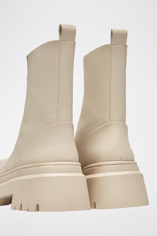 Stivaletti platform - Beige