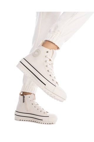 Sneakers alte platform - Beige