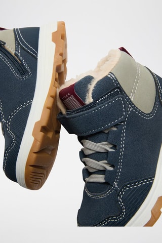Sneakers alte imbottite - Navy