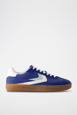 Sneakers in pelle - Blu
