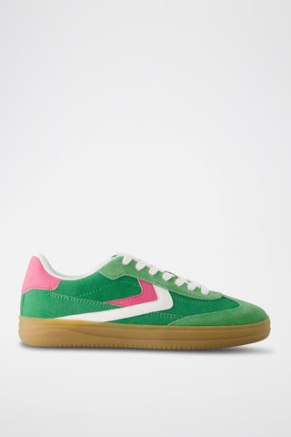 Sneakers in pelle - Verde