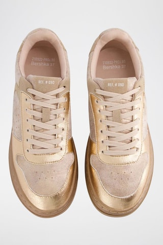 Sneakers - Marrone e dorato