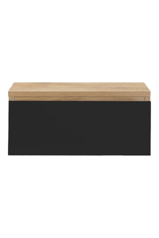 2 tables de chevet suspendues 1 tiroir Tom - 40 x 18 x 30 cm