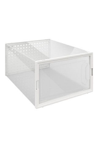 Boites de rangement à chaussures empilables transparentes - lot de 12