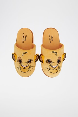 Pantoufles Simba Le Roi Lion Disney Jaune