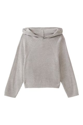 Trui met Capuchon - Lichtgrijs