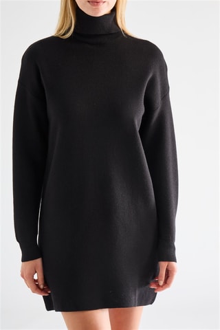Trui-jurk - Zwart