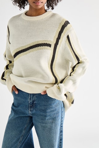 Oversized trui - Ecru