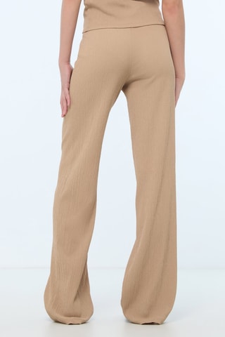 Broek Wide Legs - Beige