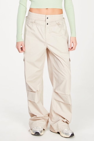 Cargobroek Hoge Taille - Beige