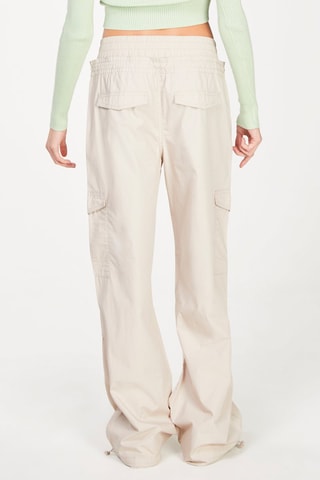 Cargobroek Hoge Taille - Beige