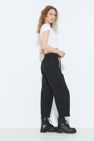 7/8 Broek - Zwart