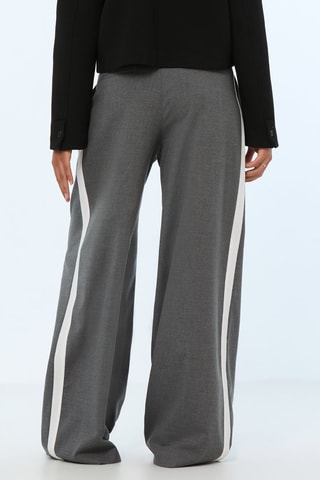 Broek Wide Legs - Grijs