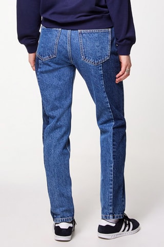 Jeans mom fit - Blauw