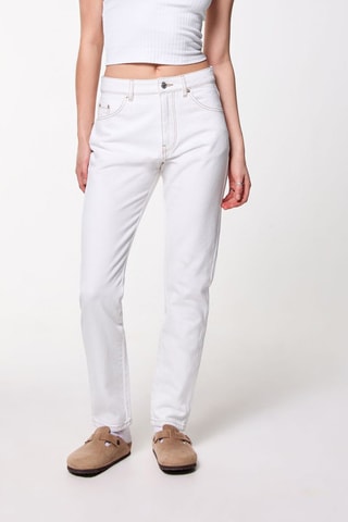 Rechte Jeans 
Wit