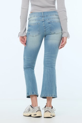 7/8 Jeans Bootcut - Blauw