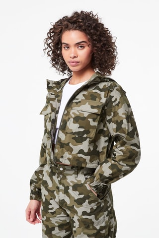 Jasje met Capuchon Kaki