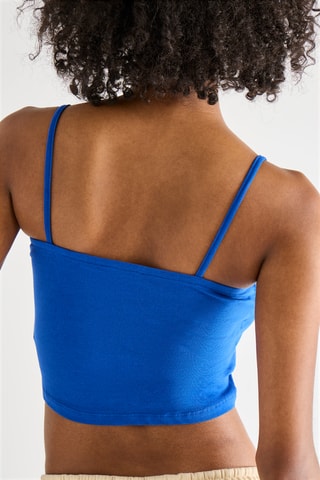 Crop Top - Indigoblauw