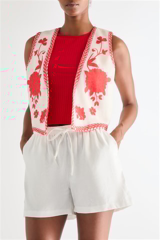 Mouwloos Vest - Rood