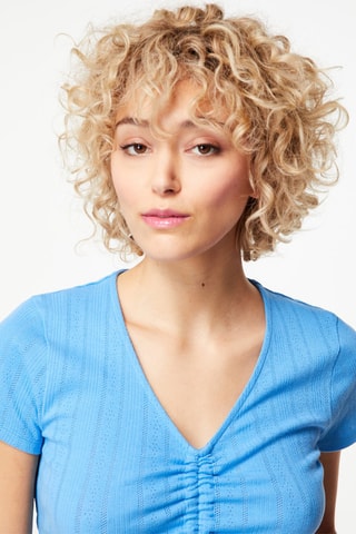 Crop top Hemelsblauw