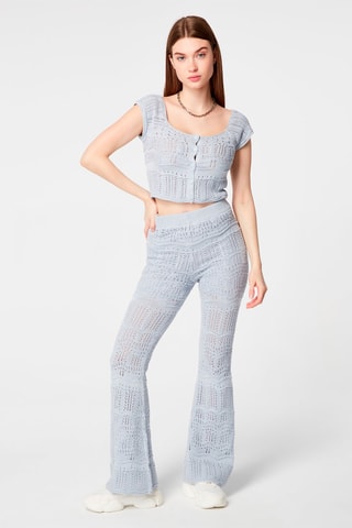 Crop Top Hemelsblauw